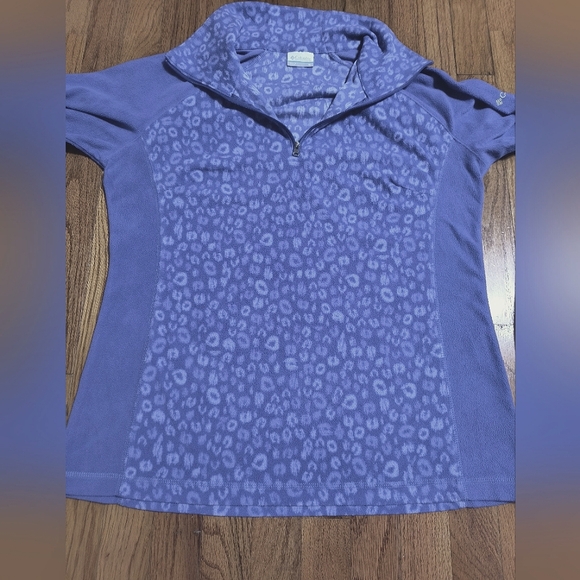 Columbia Glacial Fleece III half zip pullover, women's XL, purple/blue - Picture 7 of 12